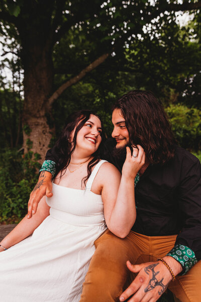 engagement photos, adkins arboretum, maryland, couple, in love, elopement and destination photographer