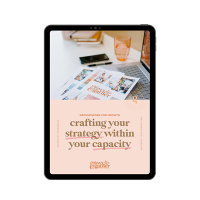 Grow & Gather Freebie on ipad