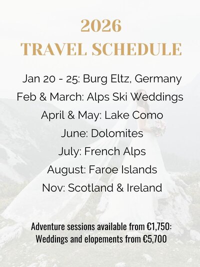 Mountain elopement in Alps with dramatic peaks and cows