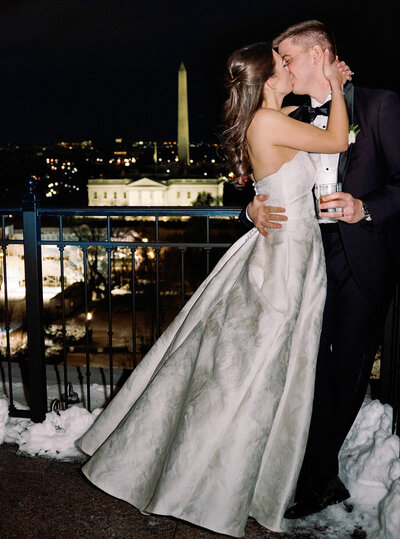 Timeless winter wedding at the iconic Hay-Adams hotel in Washington DC