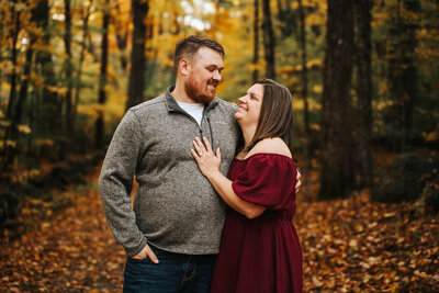 Melissa and Nicholas's Engagement Photo | New Hampshire Wedding Photographer