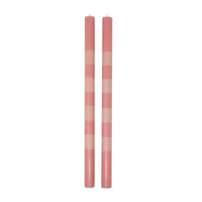 pink-stripe-candle-plate-occasions