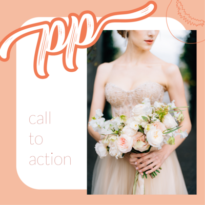 Mockup branded social media post for florist showcasing bouquet
