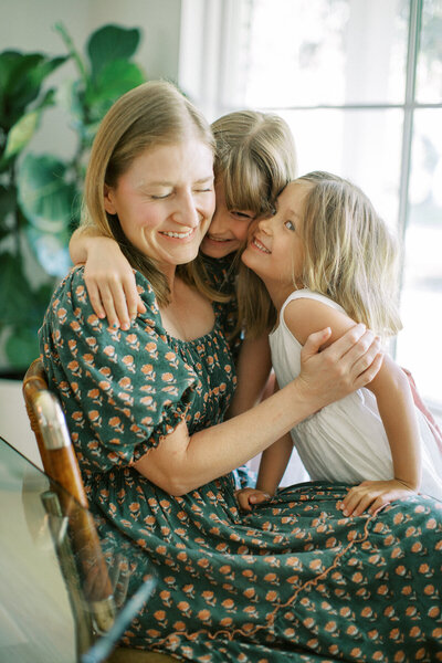In home family photography, Dallas