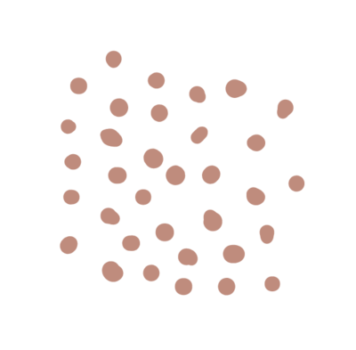 brown polka dots