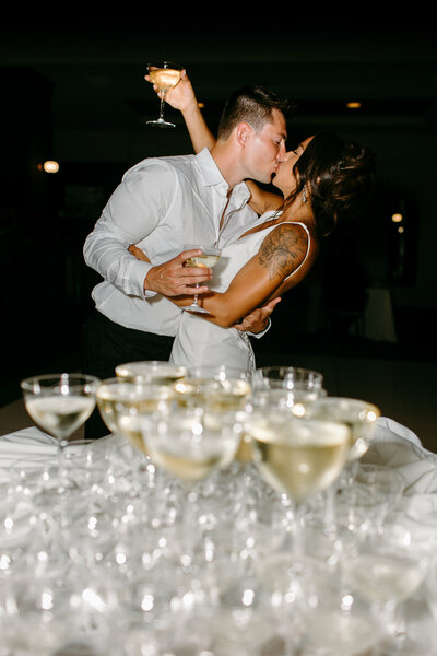 groom spinning bride