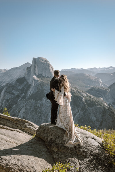 Elopement Photographer taking pictures of a destination elopement