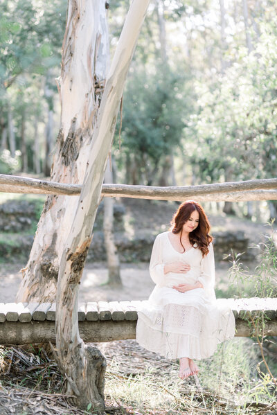 Pregnant mama. Maternity Photos taken in Lake Forest, California. Serrano Creek Park. Amy Captures love