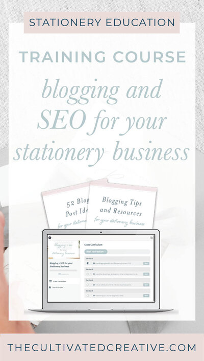 Have you ever wondered how to organically drive traffic to your stationery website? Google loves websites that have plenty of content for it to crawl and distribute out onto the search engines. Blogging is prime real estate for this. And no, blogging isn’t dead. And yes, you can blog about plenty as a stationery designer! Created by Heather O'Brien Design #floridaweddingvendor #jacksonvilleweddingvendor #jacksonvilleflorida #weddingstationery #seotraining #seotips #bloggingtips #howtosetupablog