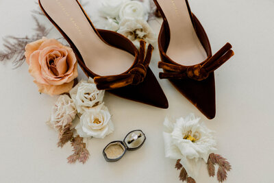 Luxury bride wedding details Richwood on the River