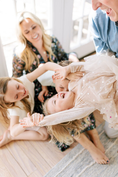 greenville in home family photography session