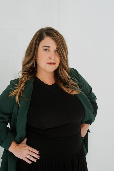 Professional portrait of The Eventful Gals founder, an expert Jacksonville wedding planner known for luxury and detail-driven service