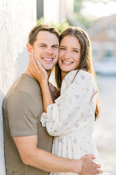 German Village Columbus Engagement Session. Columbus Ohio Wedding Photographer