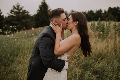wedding couple holding hands