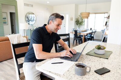 Penrose real estate agent working to sell a home for a client