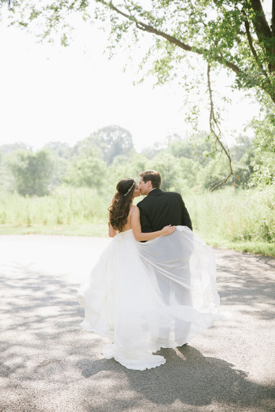 romantic and whimsiacl wedding at the ryland inn