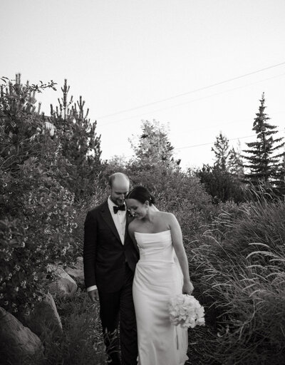 couple on wedding day
