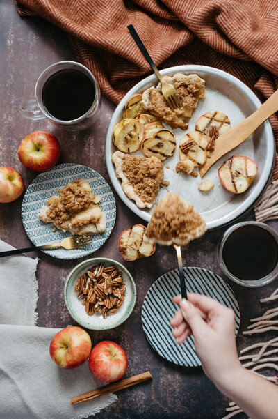 food-flatlay-content-creation