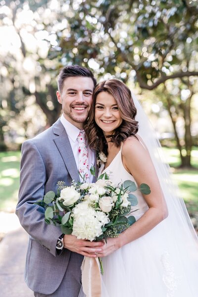 Anna + Jackson - Elopement in Forsyth Park,  Savannah - The Savannah Elopement Package, Flowers by Ivory and Beau