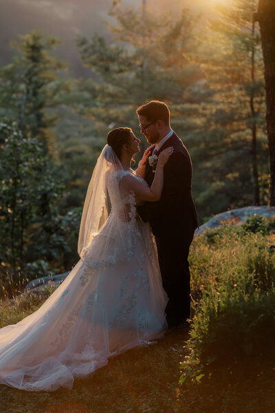 Couple posing during their Wedding photography in Ottawa