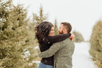 Self Portrait of Idaho Falls Wedding Photographer Couple Photography Winter Session Judith Photo Co