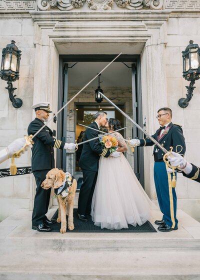 Dumbarton house summer wedding in Washington D.C.
