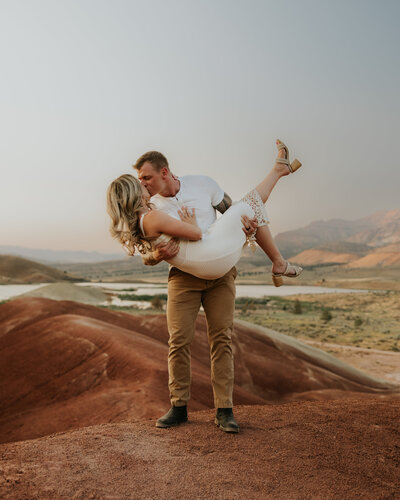 Couple at sunset
