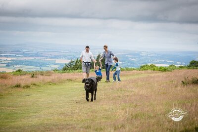 family portrait session on Mayhill | Gloucestershire Family Photographer