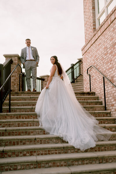 Bride and groom after I do's