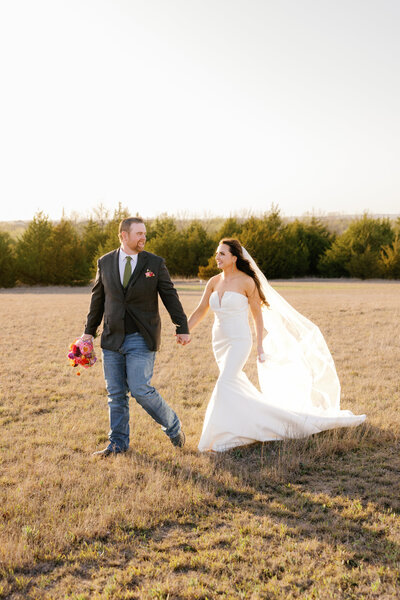 Radiant Bride Surrounded by Colorful Flowers – Stunning Wedding Portrait