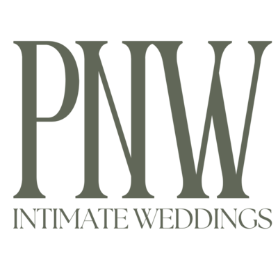 PNW Intimate Wedding Main Vertical Logo