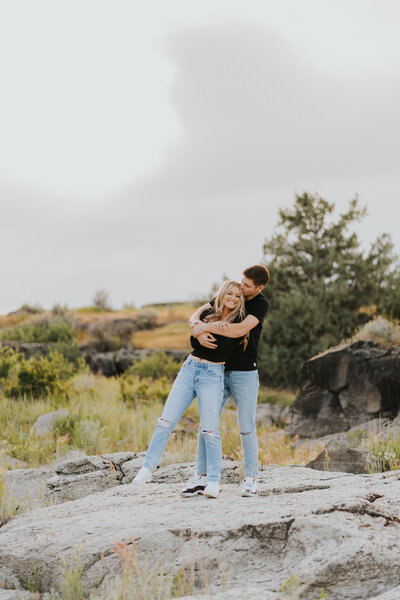 engagement session in twin falls idaho