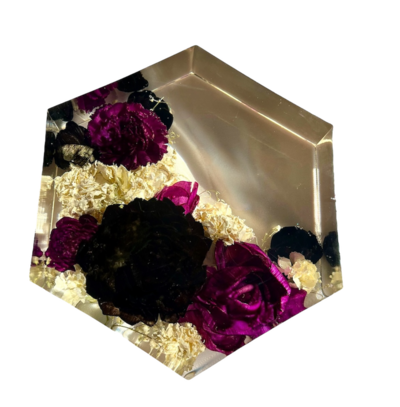 tropical funeral wreath flowers make  by Buds Blooms and Blossoms