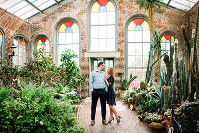 Click to view photos from Allison and Steven's Engagement session at the Botanical Gardens and Lafayette Park
