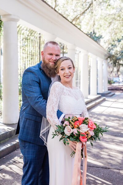 Amber + Corey -  Elopement at Forsyth Park  in Savannah - The Savannah Elopement Package, Flowers by Ivory and Beau