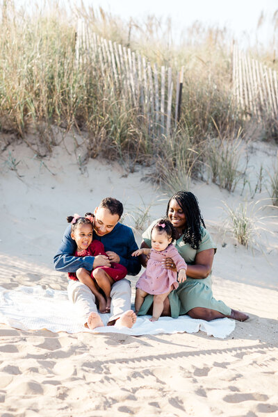 Family Photography beach shoot Williamsburg Virginia