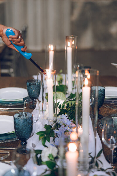 A scene from a styled shoot for Designed and Detailed at The Fairlie in Chicago