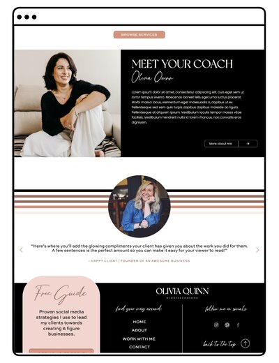 Aviary Lab Quinn Showit Template 2