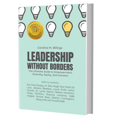 Cover of book entitled Leadership Without Borders. Melanie Herschorn is a contributing author.