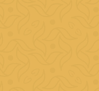 Grace Clay Co brand pattern created by Ayanna Richilano Designs in two tone gold background. The pattern is built of deconstructed elements from the logo.