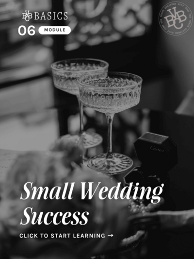 2020 Venue Business Boot Camp Module 6 - Small Weddings and Elopements