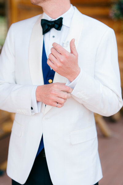 Alaska winter elopement glacier