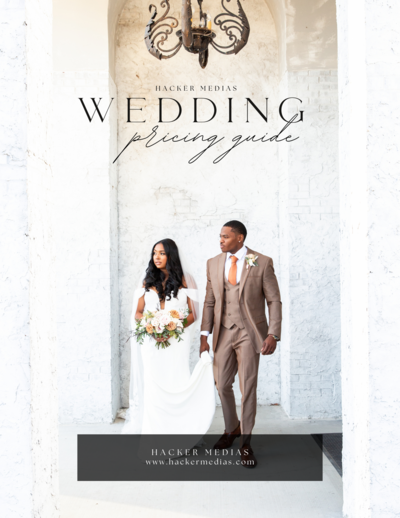 Pricing guide for wedding photography pricing in Chattanooga, TN.