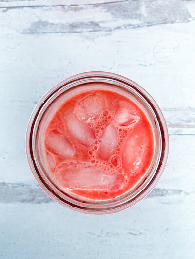 Strawberries are a huge hit in the summer. Turning them into ice refreshing granita is even better!