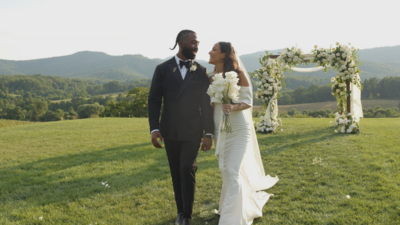 Bride and Groom at Pippin Hill