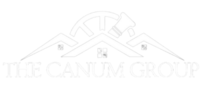 A transparent background logo of the canum group.