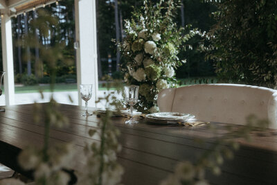 Luxury wedding image of guests celebrating inside a historic palace venue.