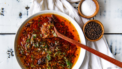 Chinese Styled Chilli Oil - Lost in Musing Blog ALMC-10