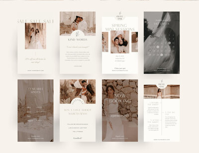Instagram templates voor interieur ontwerpers