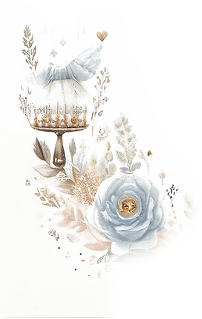 Decorative floral element